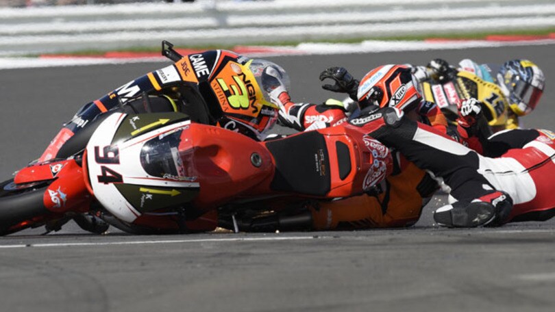 La caduta di Corsi a Silverstone