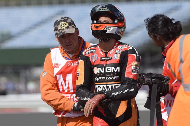 Moto2: Corsi, stagione finita