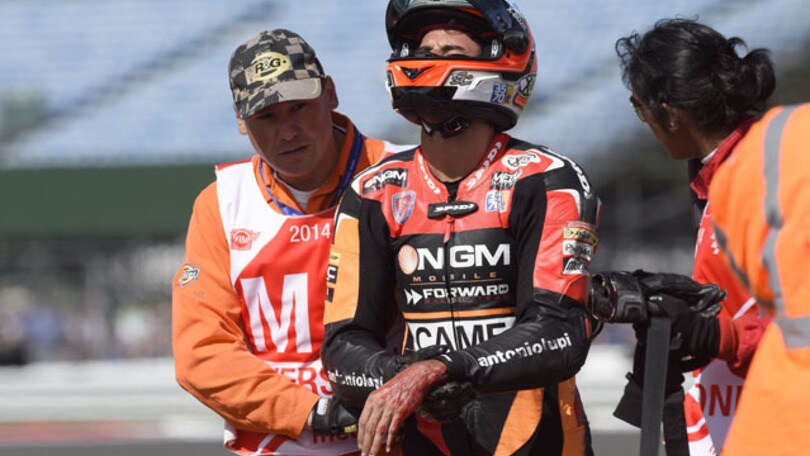 Moto2: Corsi, stagione finita