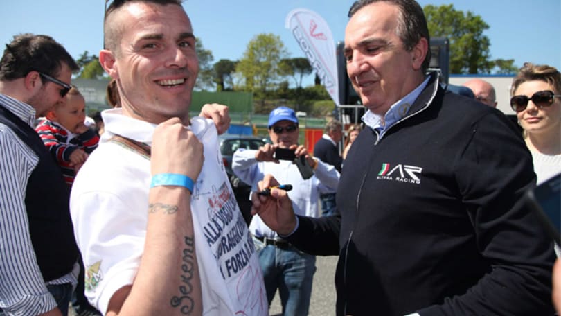 Un pilota Di.Di. sulla Ducati Althea