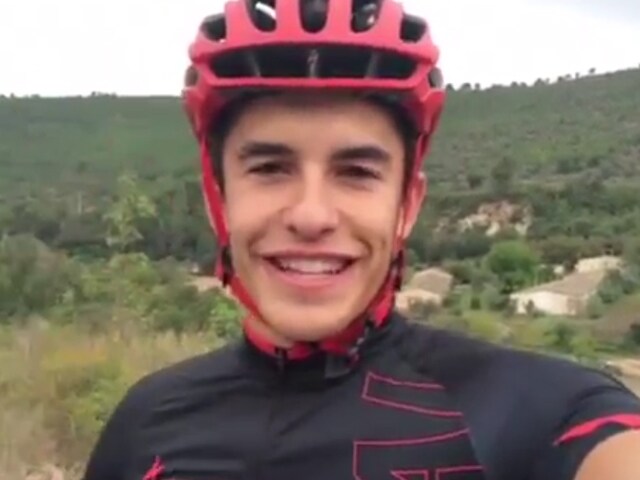 Marquez presenta la MotoGP ad Aragon