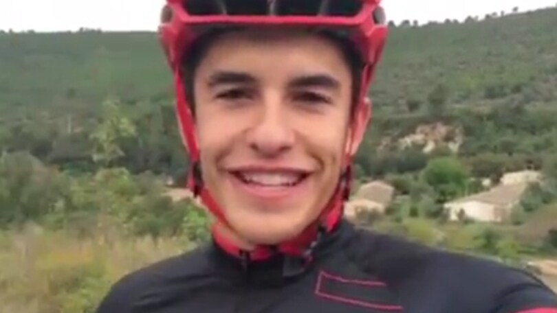 Marquez presenta la MotoGP ad Aragon