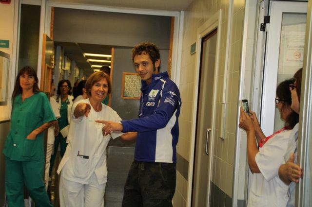 Rossi: Ho solo un bernoccolo