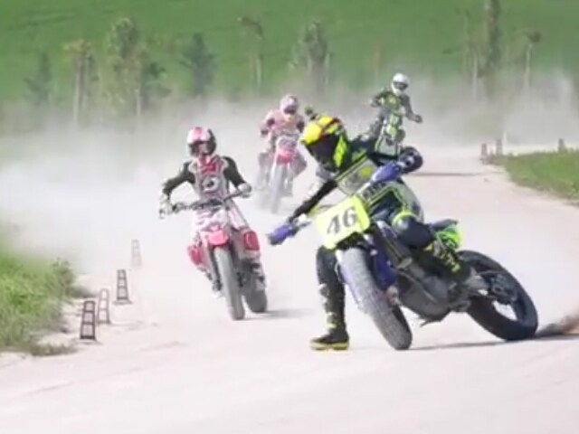 Marquez al Ranch di Valentino