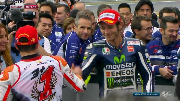 Rossi: Complimenti a Marquez. Ma...