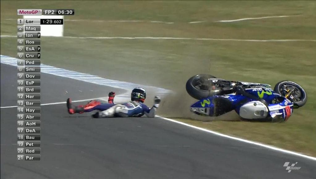 Lorenzo: problemi con le gomme