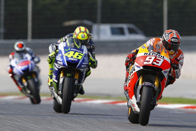 Malesia, Rossi vs Marquez: le foto più belle