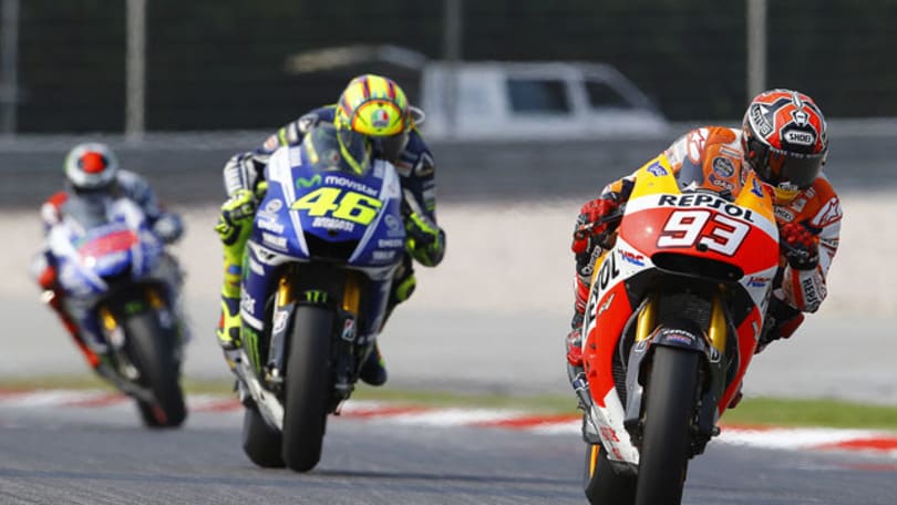 Malesia, Rossi vs Marquez: le foto più belle