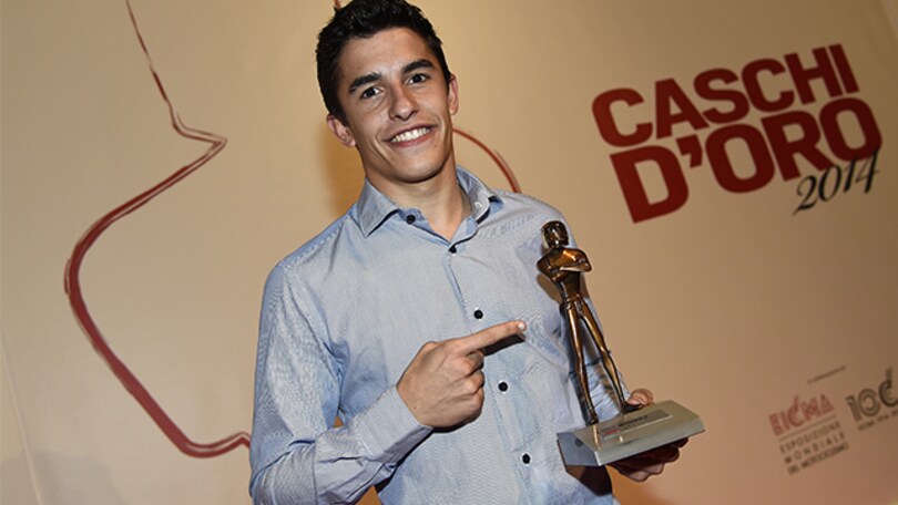 Marc Marquez ai Caschi d'Oro