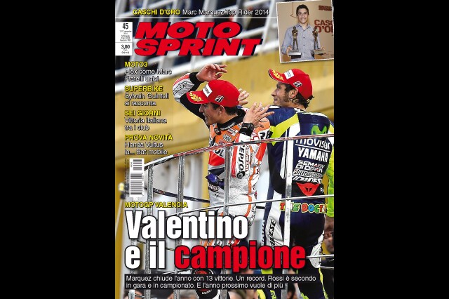 Valentino e il campione su Motosprint