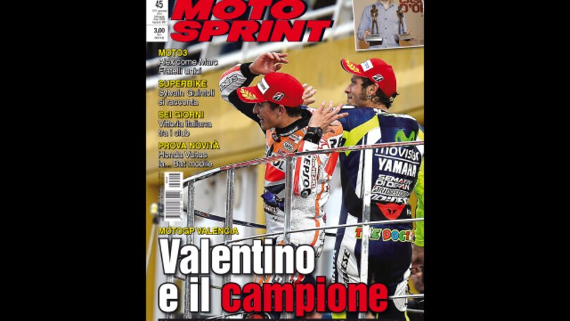 Valentino e il campione su Motosprint