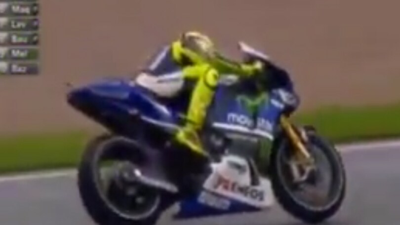 Valentino Rossi ai test di Valencia