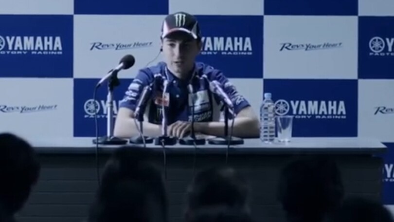 Jorge Lorenzo e la sua conferenza stampa più... surrerale