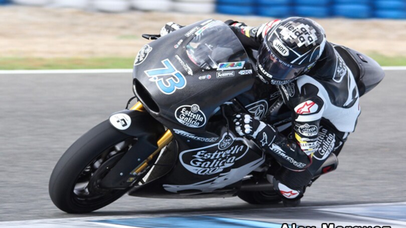 Alex Marquez: la prima volta sulla Moto2