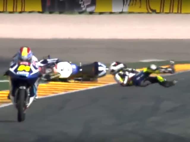 MotoGP: guarda che voli nell'ultimo GP della stagione, a Valencia
