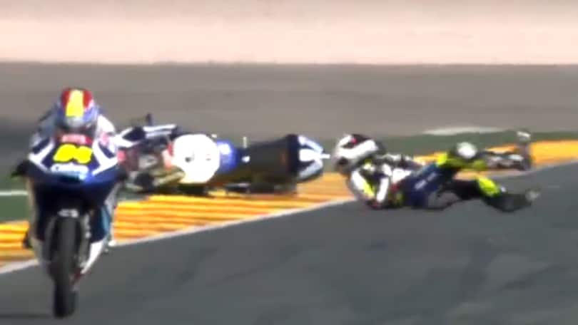 MotoGP: guarda che voli nell'ultimo GP della stagione, a Valencia