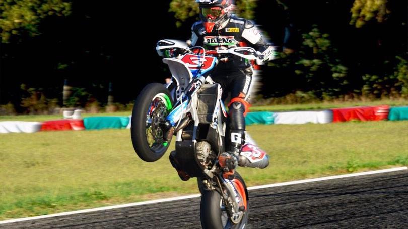 La gara in onore di Simoncelli e Romboni