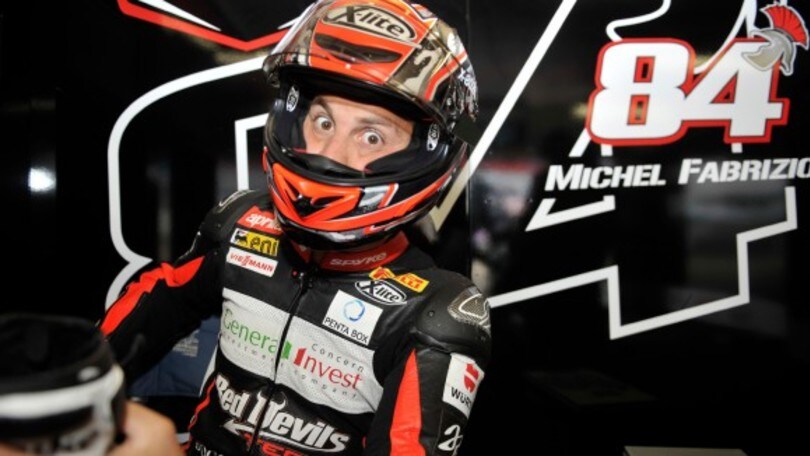 SBK, Michel Fabrizio prova l’Aprila Red Devils