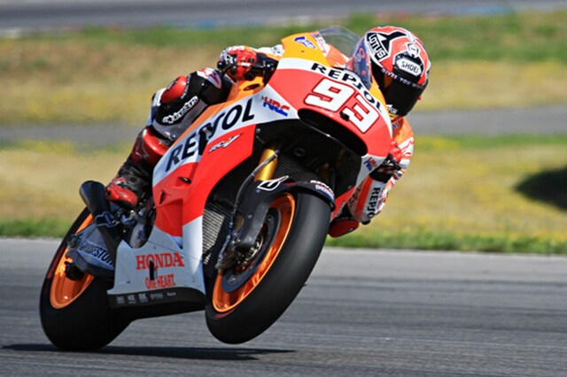 On board con Marc Marquez