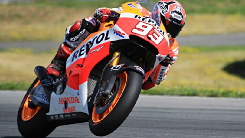 On board con Marc Marquez