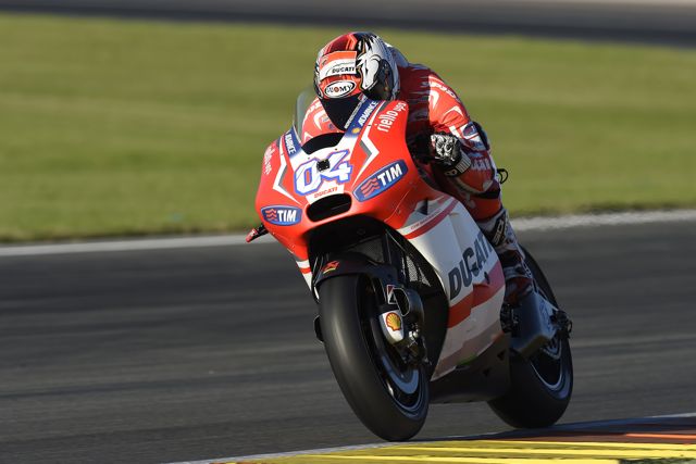 Dovizioso nei test di Jerez