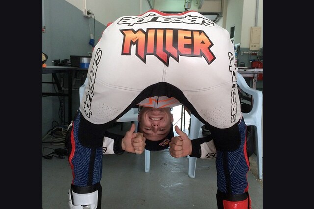 Jack Miller saluta così