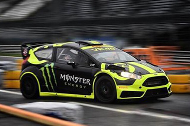 Rossi al rally di Monza