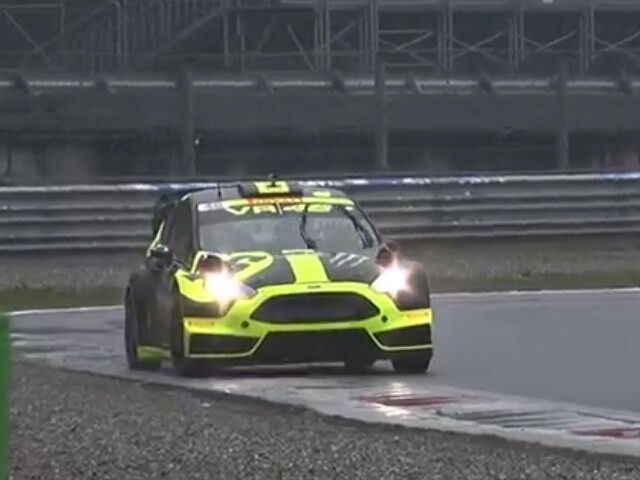 Valentino Rossi al Rally di Monza