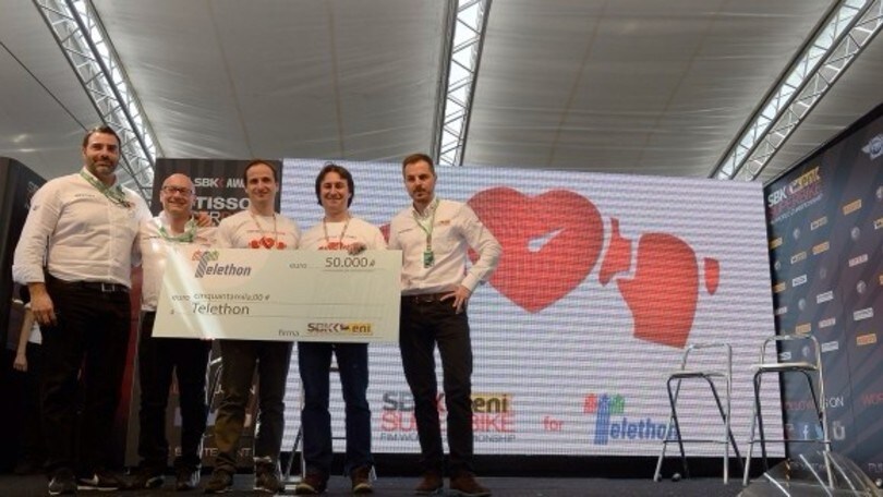 Il mondiale Superbike per Telethon