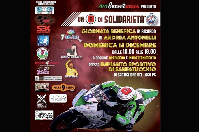 "Un 8 di solidarietà" per Antonelli