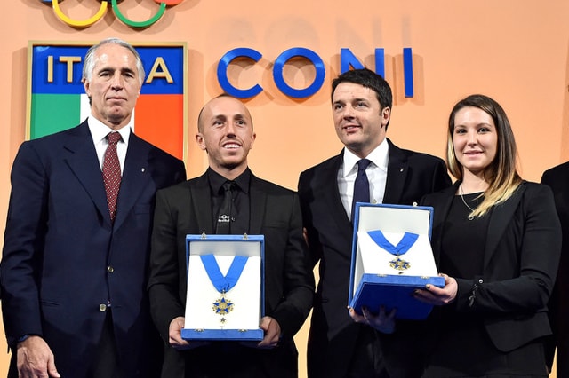 Il Collare d'Oro per Agostini, Cairoli e Fontanesi