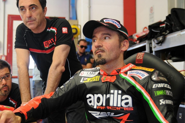 Biaggi torna sull’Aprilia
