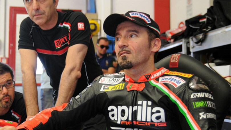 Biaggi torna sull’Aprilia
