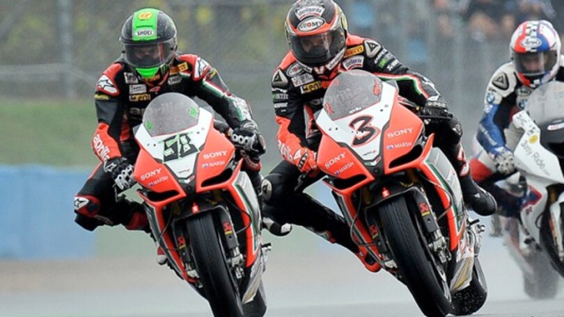 La moto di Biaggi va... a ruba!