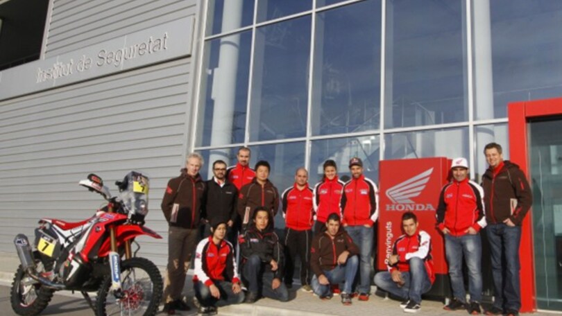 Dakar: lo squadrone Honda è pronto!