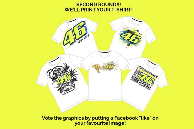 Rossi: Vota la T-shirt