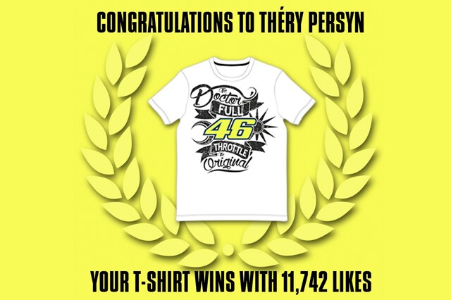 Rossi: ecco la T-Shirt vincente!