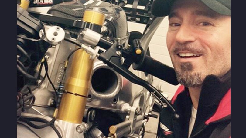 SBK: Biaggi felice sull'Aprilia