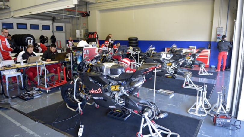 Test SBK Jerez, le immagini