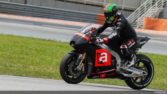 Aprilia:  Bautista soddisfatto, Melandri no