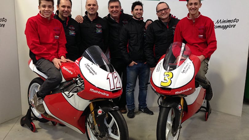 Il Team Minimoto Portomaggiore sceglie Mahindra