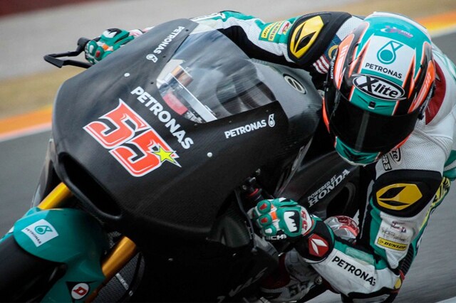 Moto2: Syahrin sul bagnato