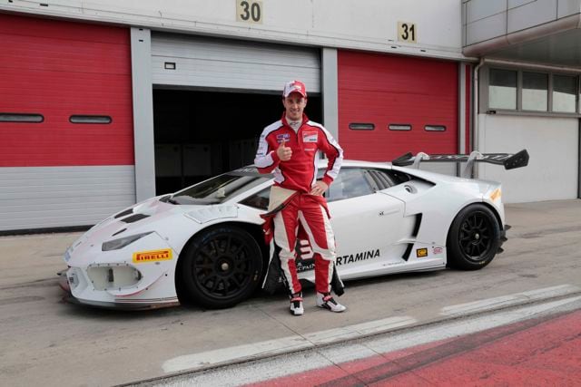 Dovizioso vola sulla Lamborghini