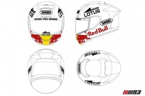 Disegna il casco di Marquez2