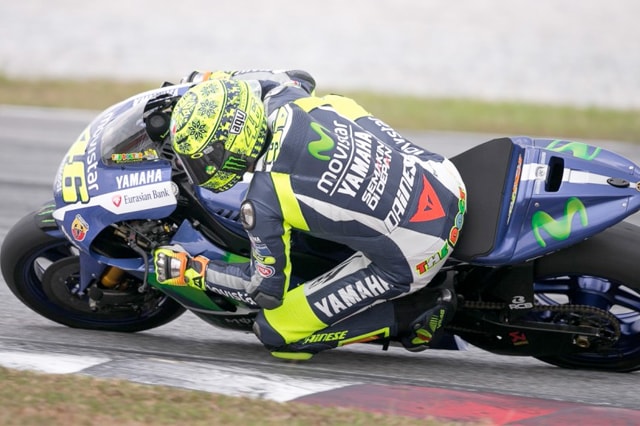Rossi e Marquez ai test Michelin