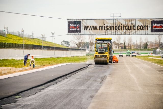 MotoGP, lavori in corso al circuito di Misano