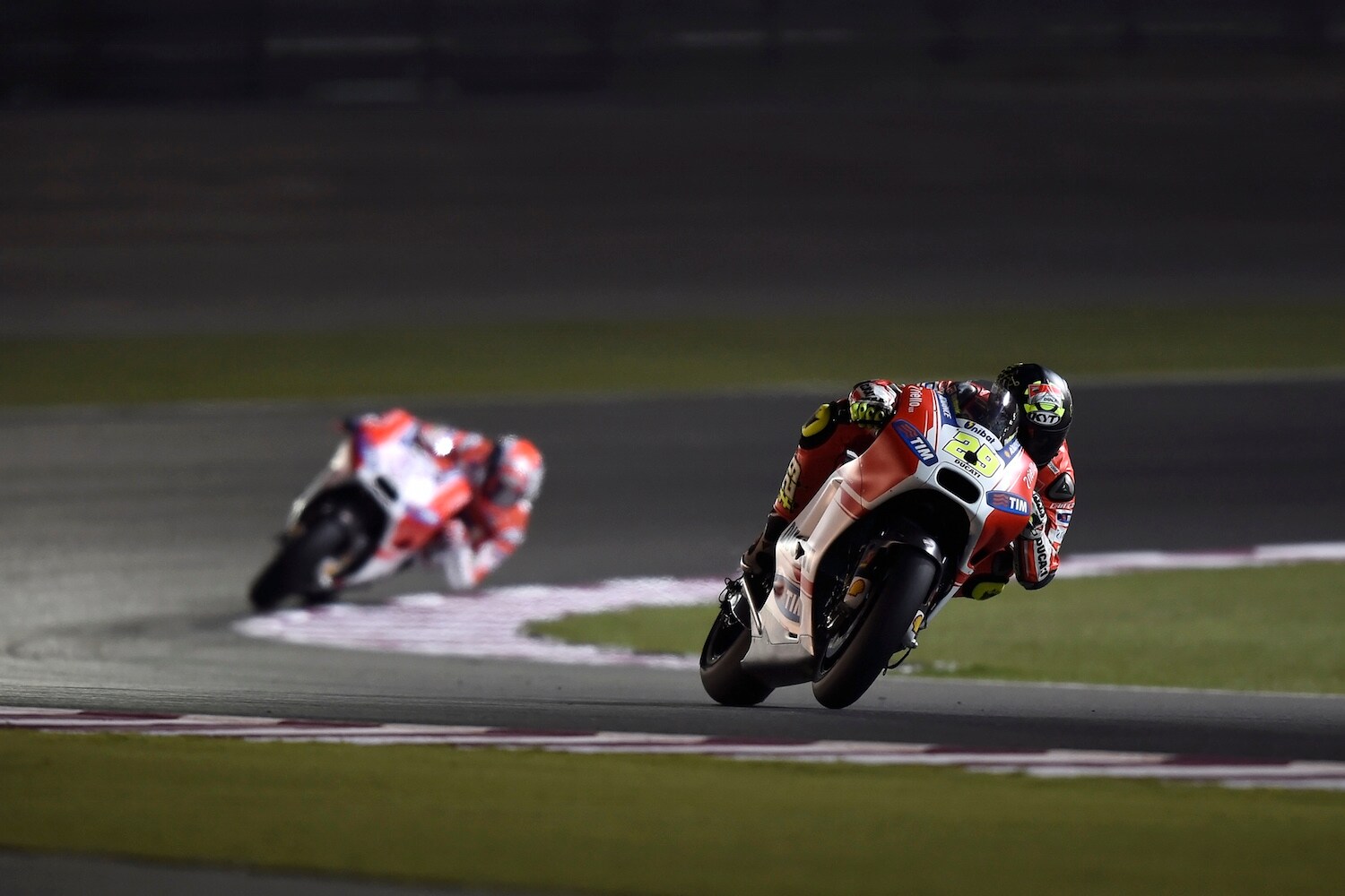 Test Losail, Carica Ducati