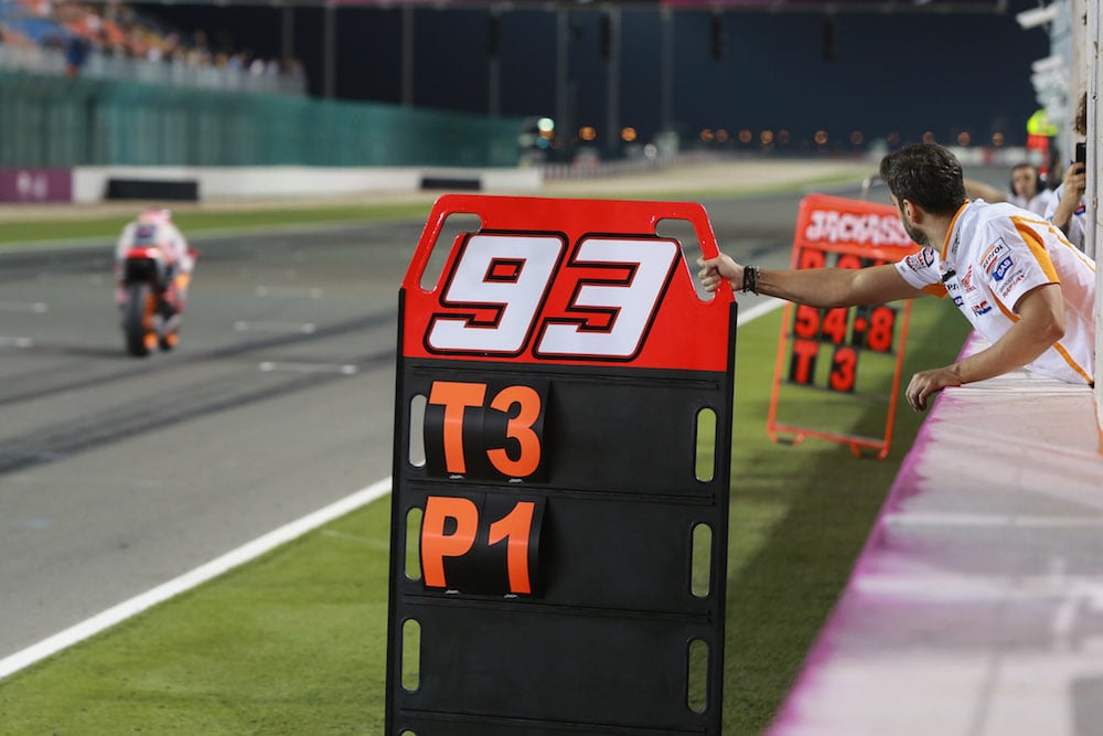 Marquez si prepara alla pole