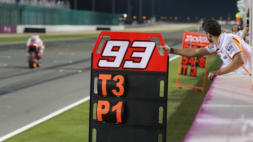 Marquez si prepara alla pole