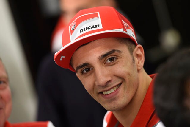 Andrea Iannone a Bologna sabato 9 maggio